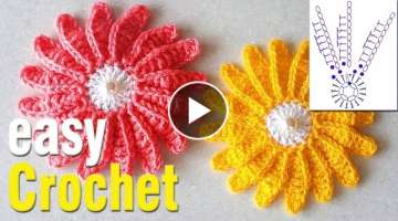 Crochet: How to Crochet a Daisy Flower
